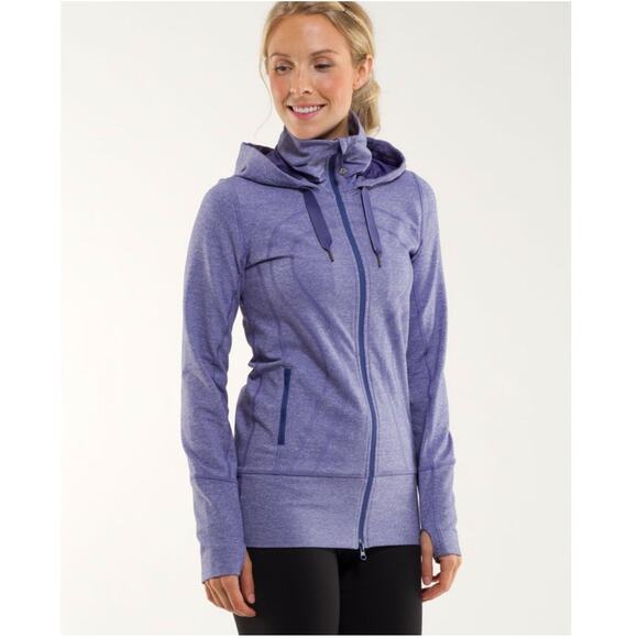 Lululemon Stride Jacket Purple Heathered Royalty - Picture 1 of 7